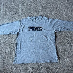 PINK Victoria's Secret Heather Gray Top